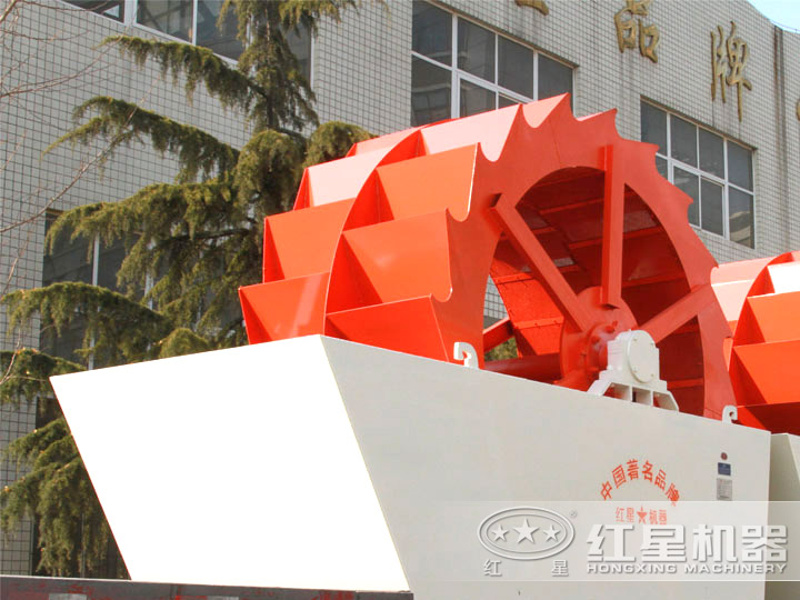 雙輪輪斗式洗砂機(jī)，產(chǎn)量50-100t/h